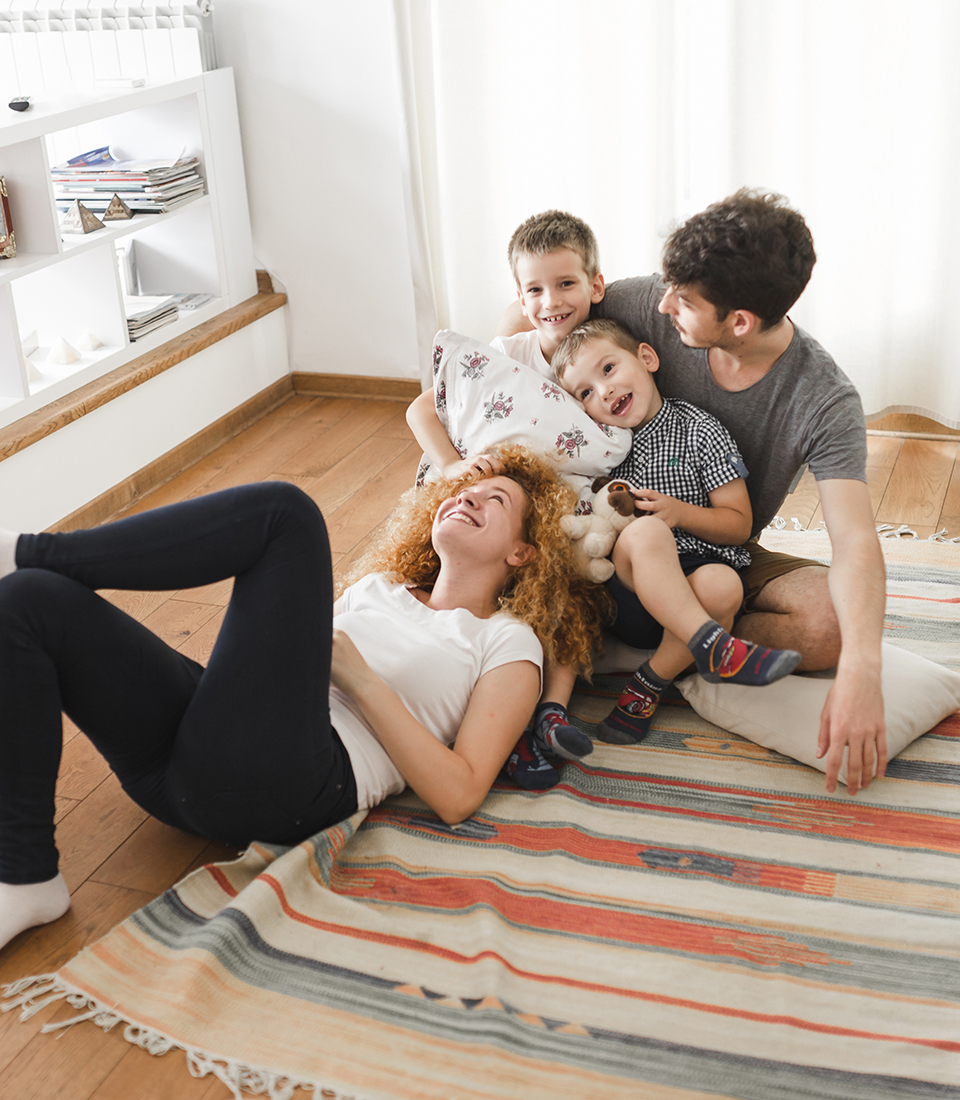 Family at home
